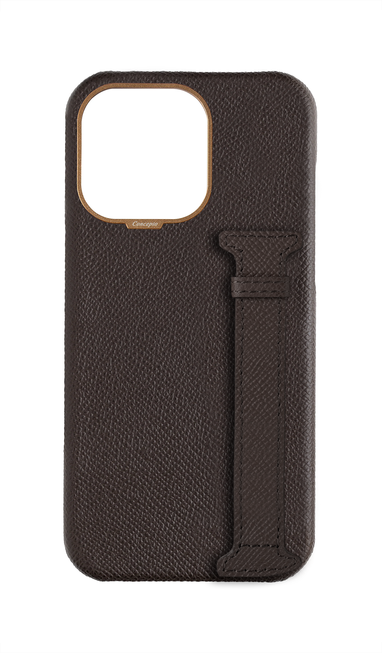 Brown Epsom Side Strap Case