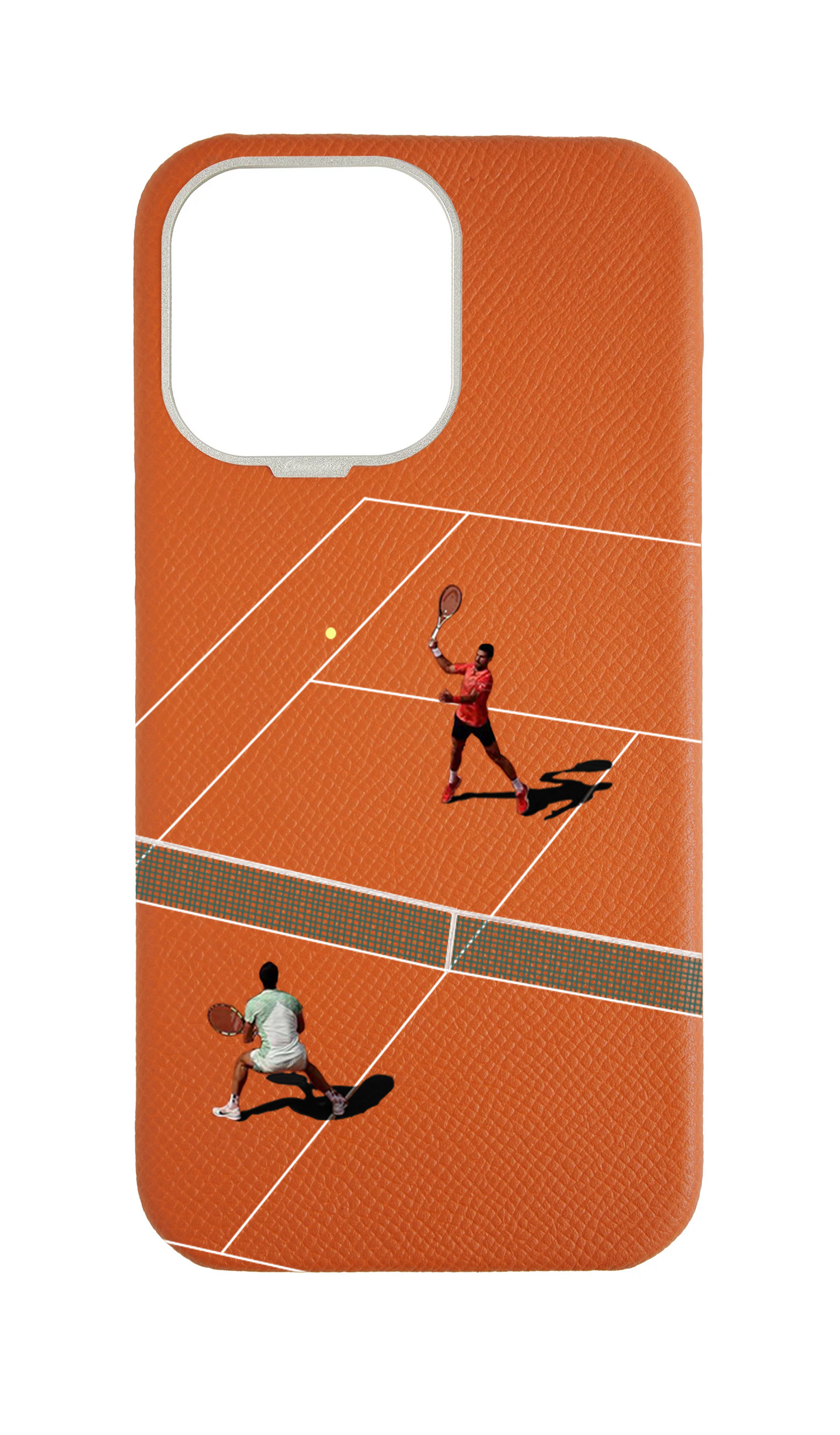 Orange Strapless Epsom Case - Tennis