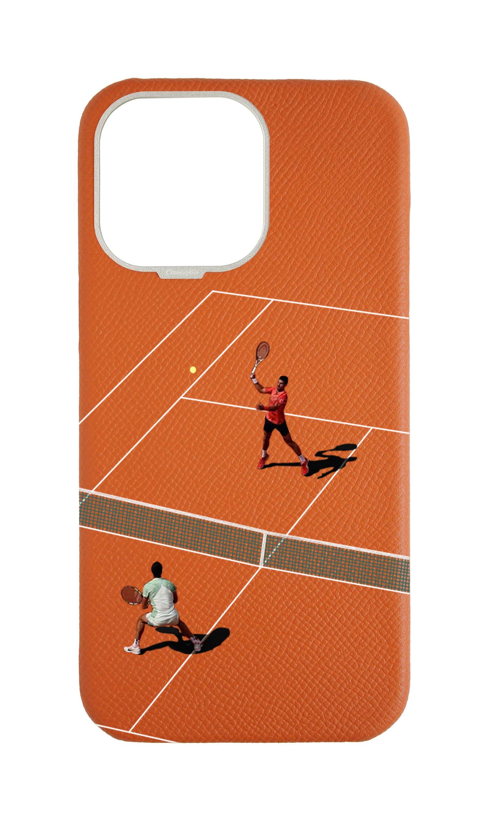 Orange Strapless Epsom Case - Tennis