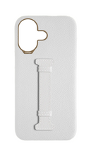 White Epsom Middle Strap Case