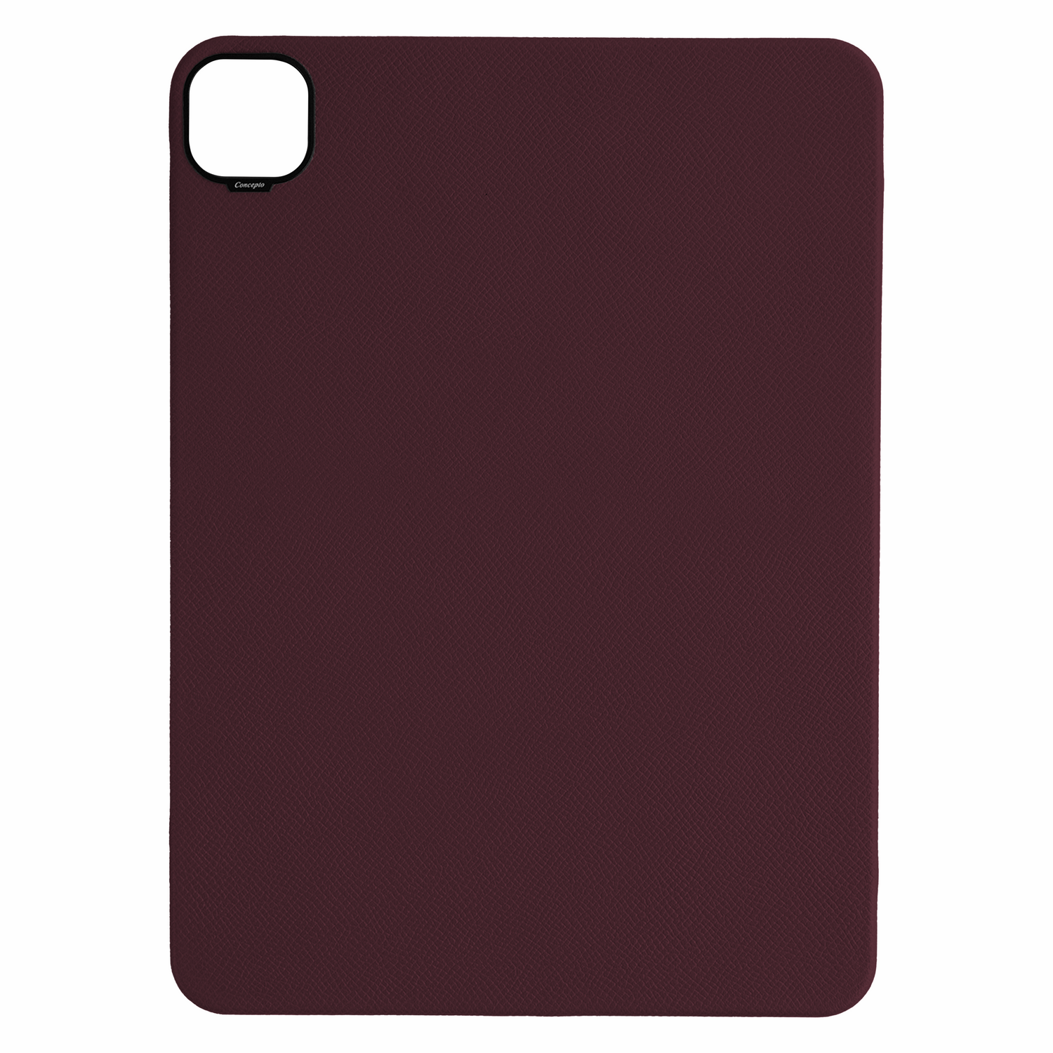 Maroon Epsom iPad Case