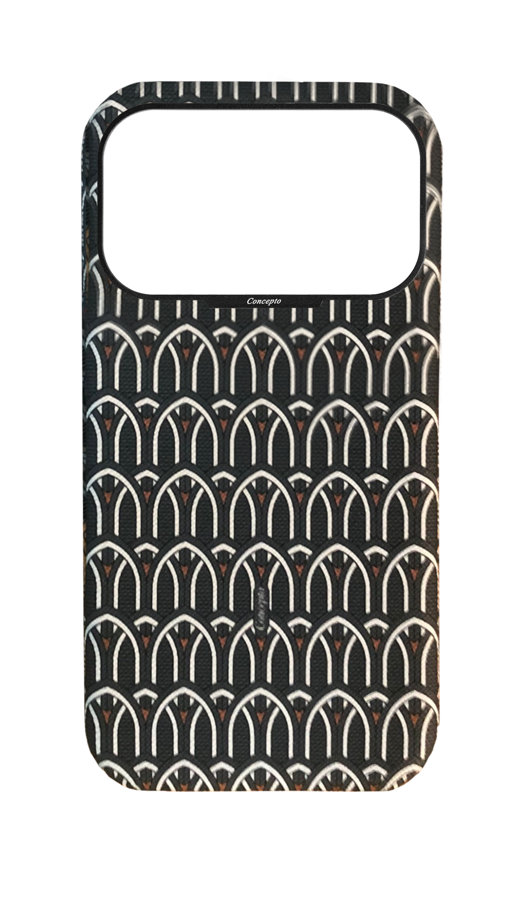 Black Monogram Strapless Epsom Case
