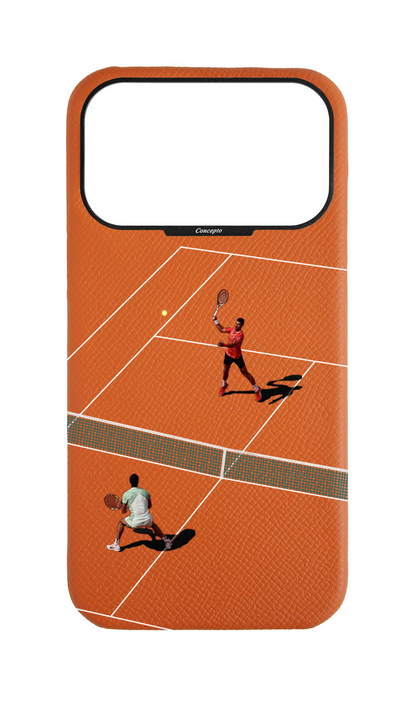 Orange Strapless Epsom Case - Tennis