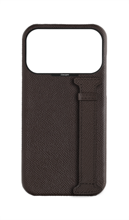 Brown Epsom Side Strap Case