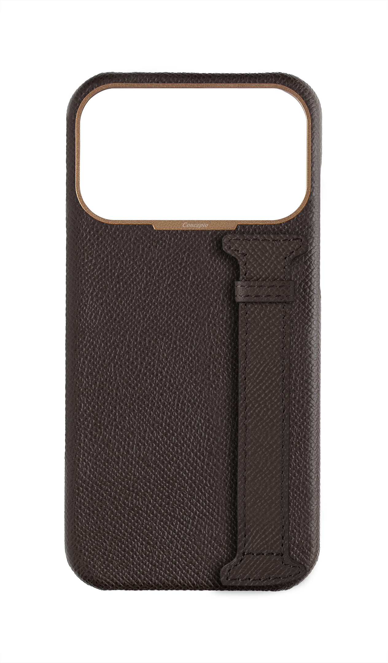 Brown Epsom Side Strap Case