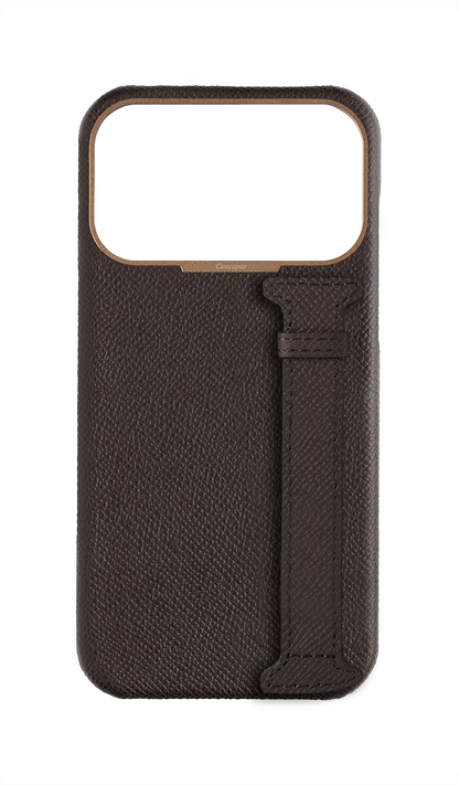 Brown Epsom Side Strap Case