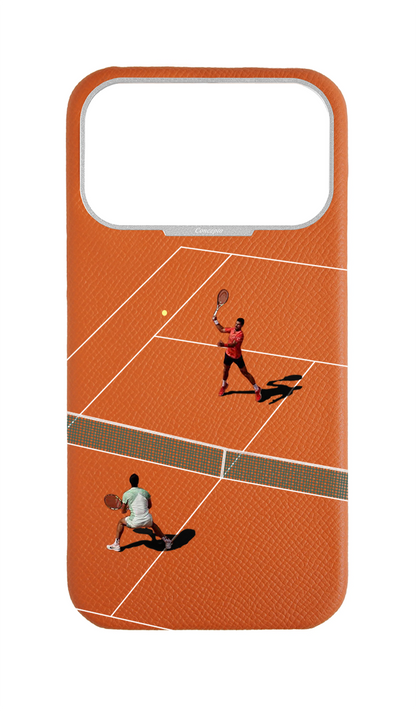 Orange Strapless Epsom Case - Tennis