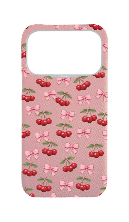 Pink Strapless Case - Cherry Ribbon