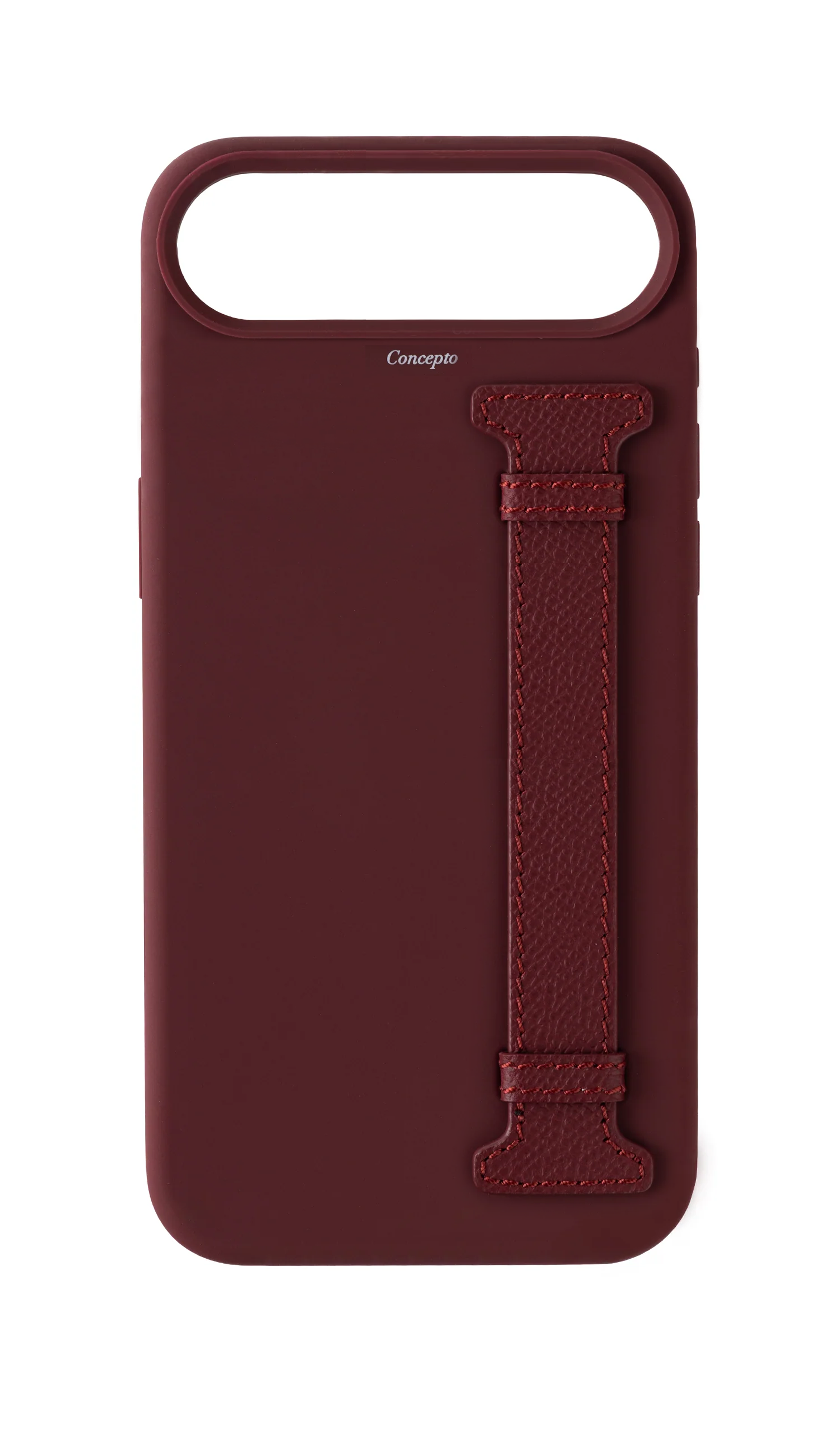 Maroon Silicon Side Strap Case