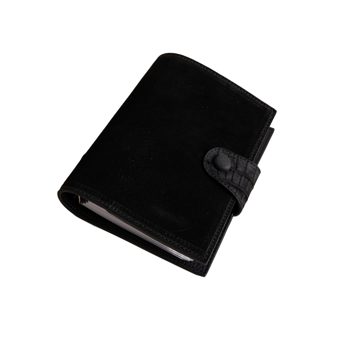 Small Black Suede Notebook
