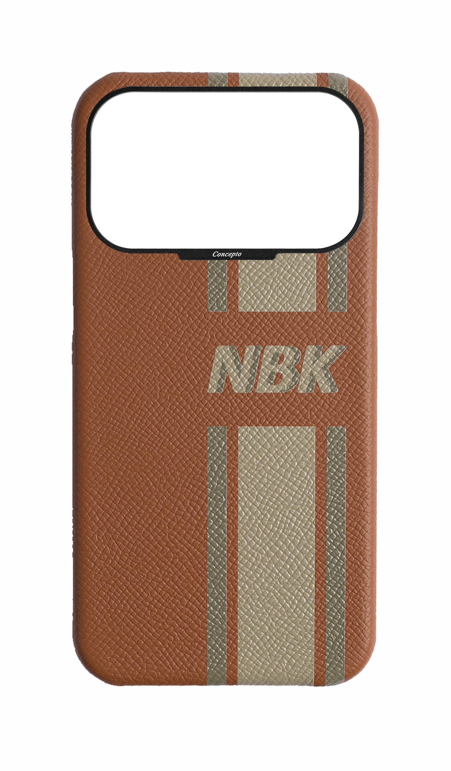 Striped Tan Strapless Case