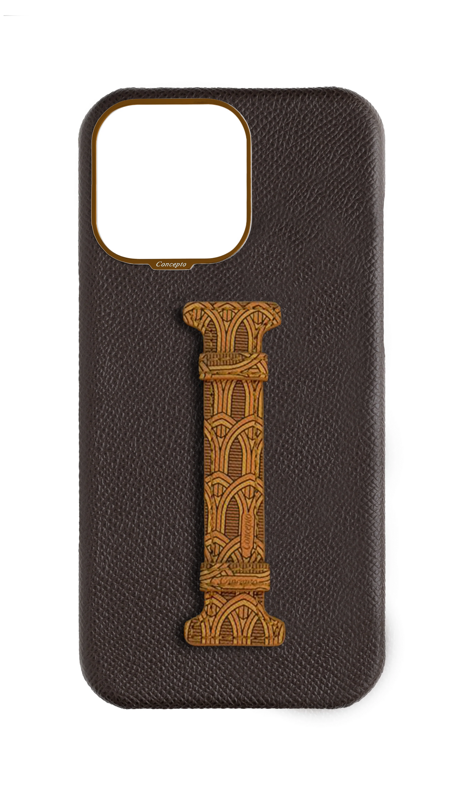 Brown Monogram Middle Strap Case
