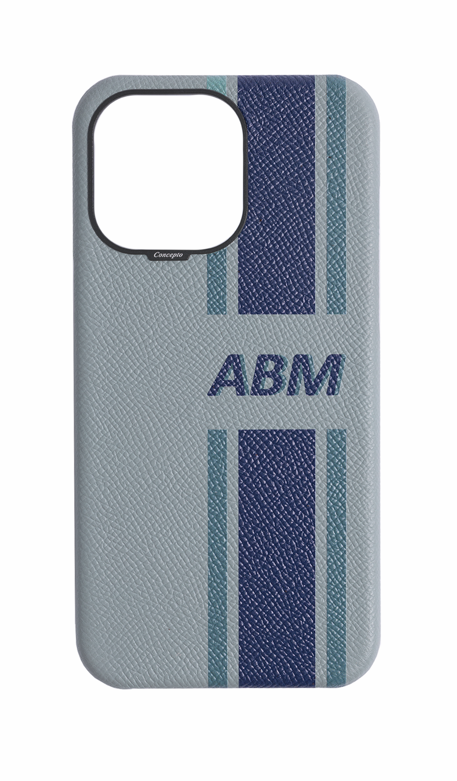 Striped Light Blue Grey Strapless Case