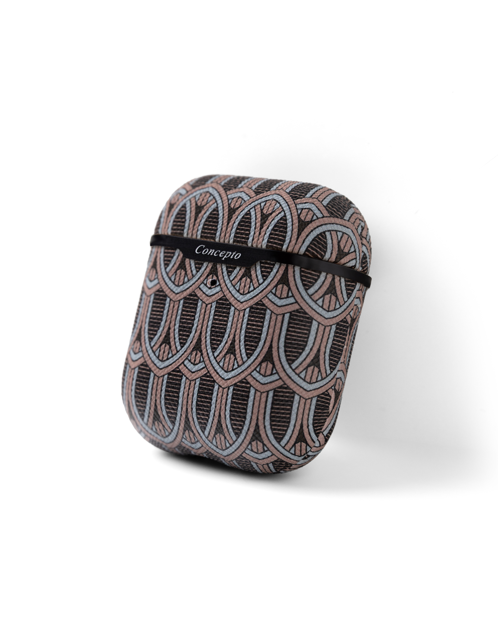 Cream Monogram AirPods Case (1st &amp; 2nd Generation)