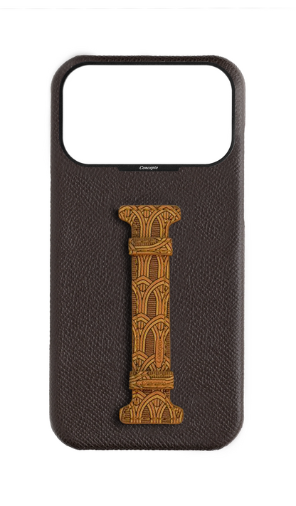 Brown Monogram Middle Strap Case