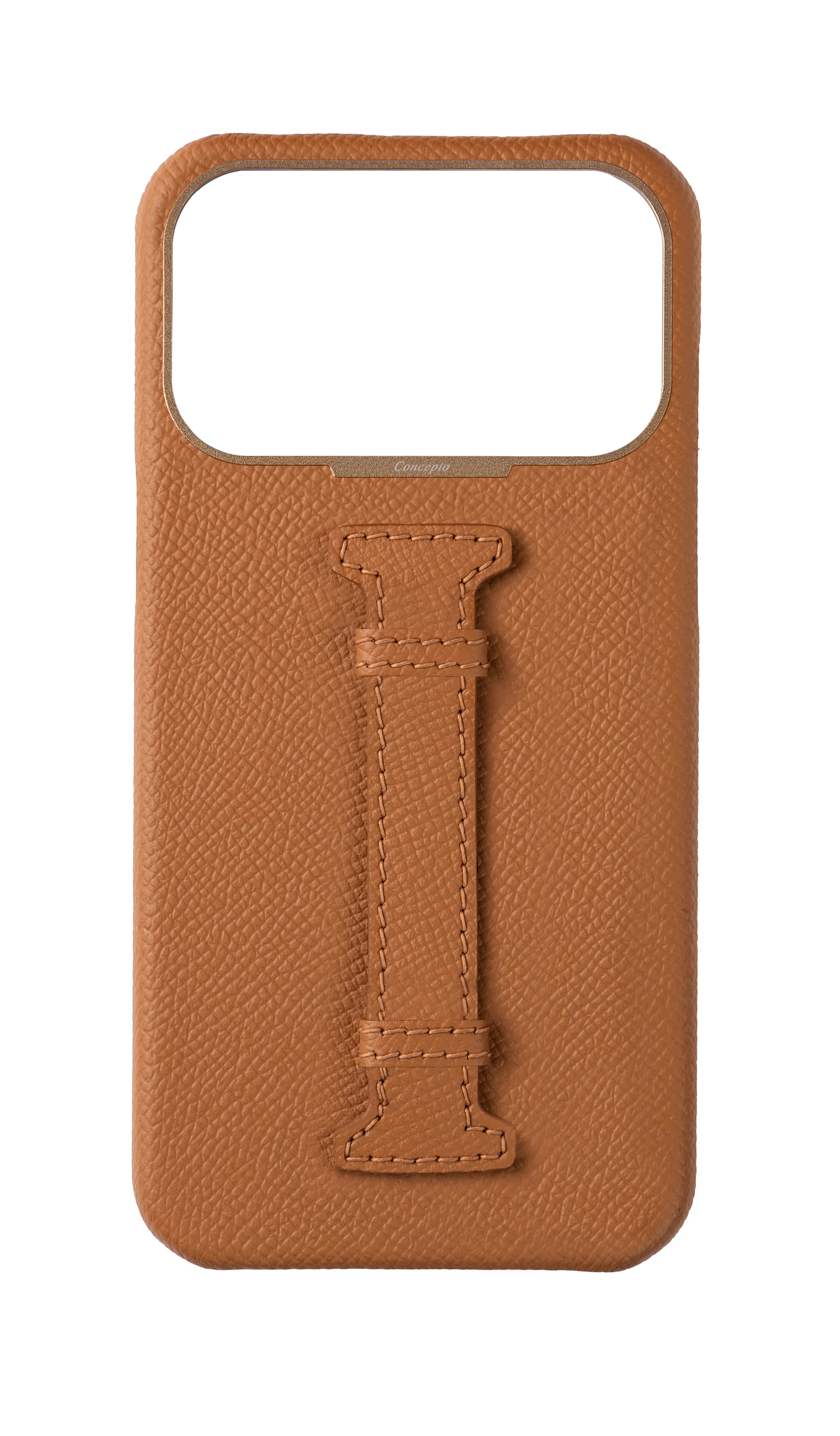 Tan Epsom Middle Strap Case