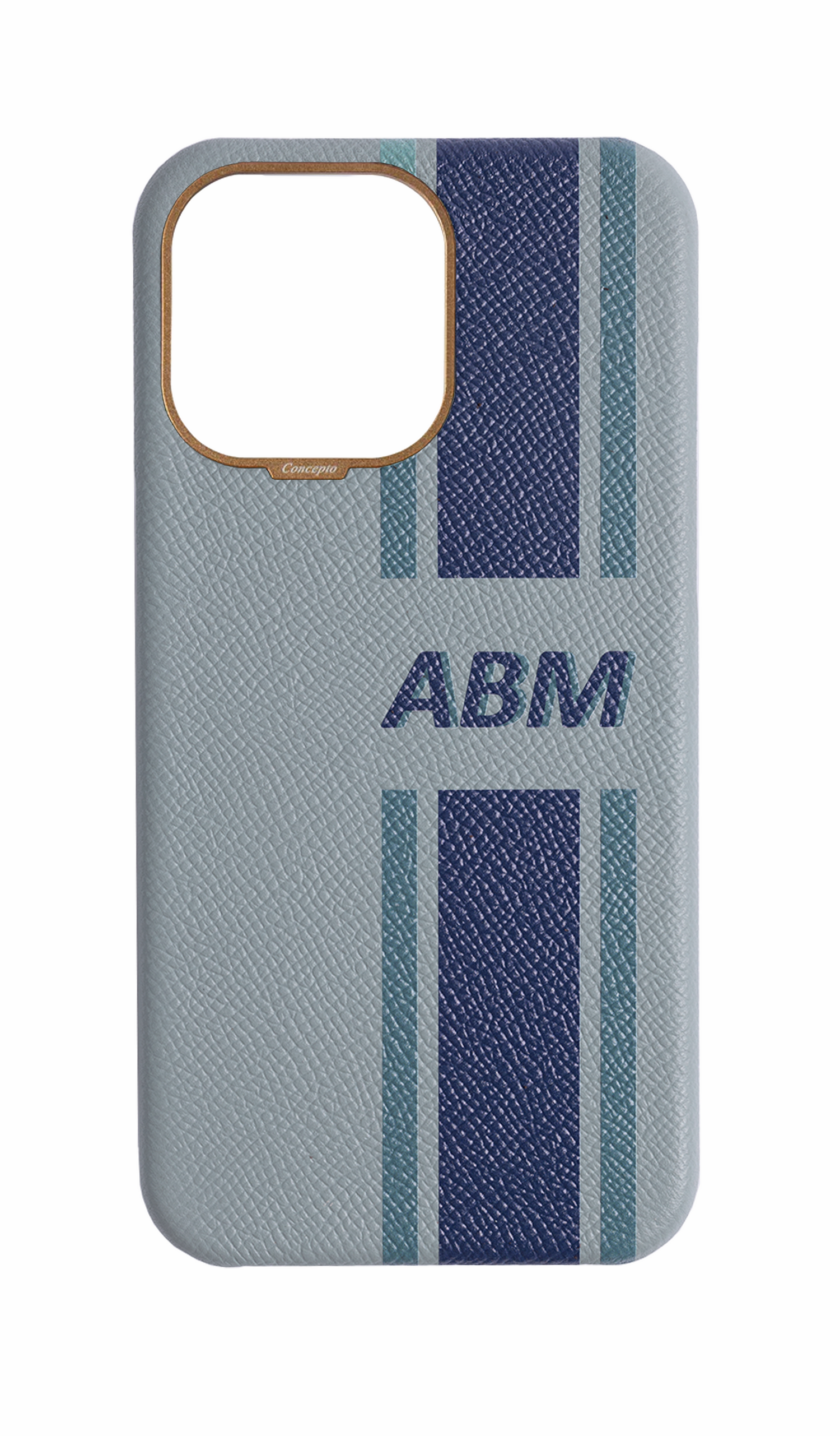 Striped Light Blue Grey Strapless Case