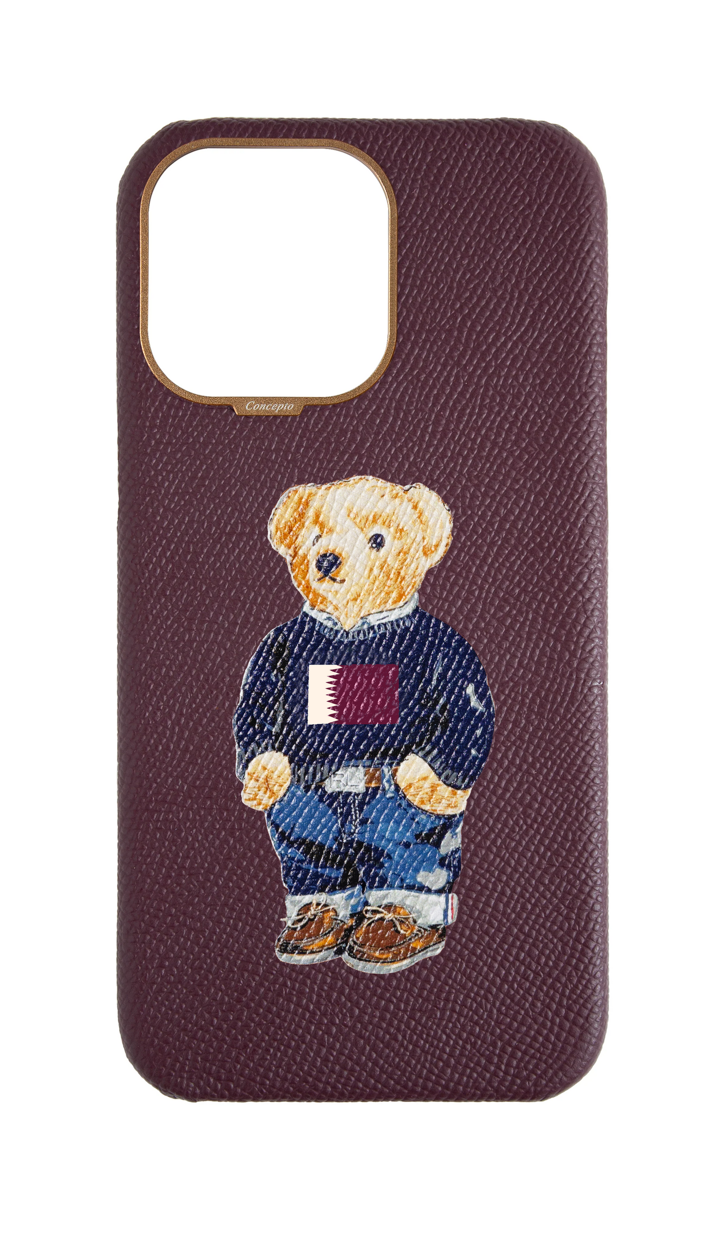 Teddy Maroon Strapless Case (Qatar)