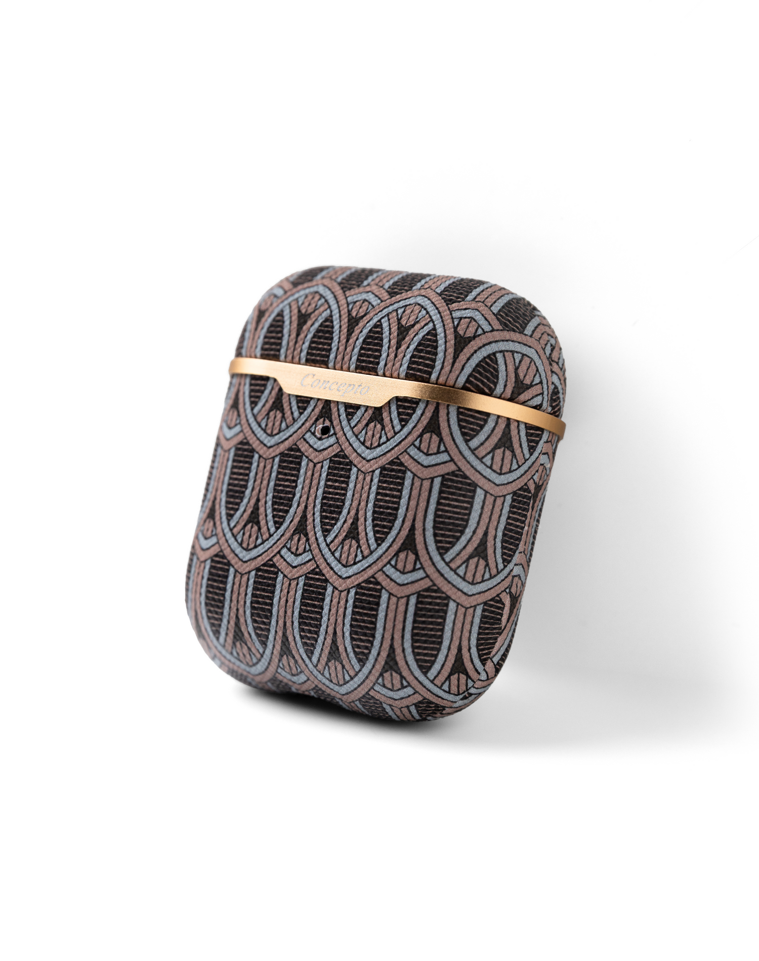 Cream Monogram AirPods Case (1st &amp; 2nd Generation)