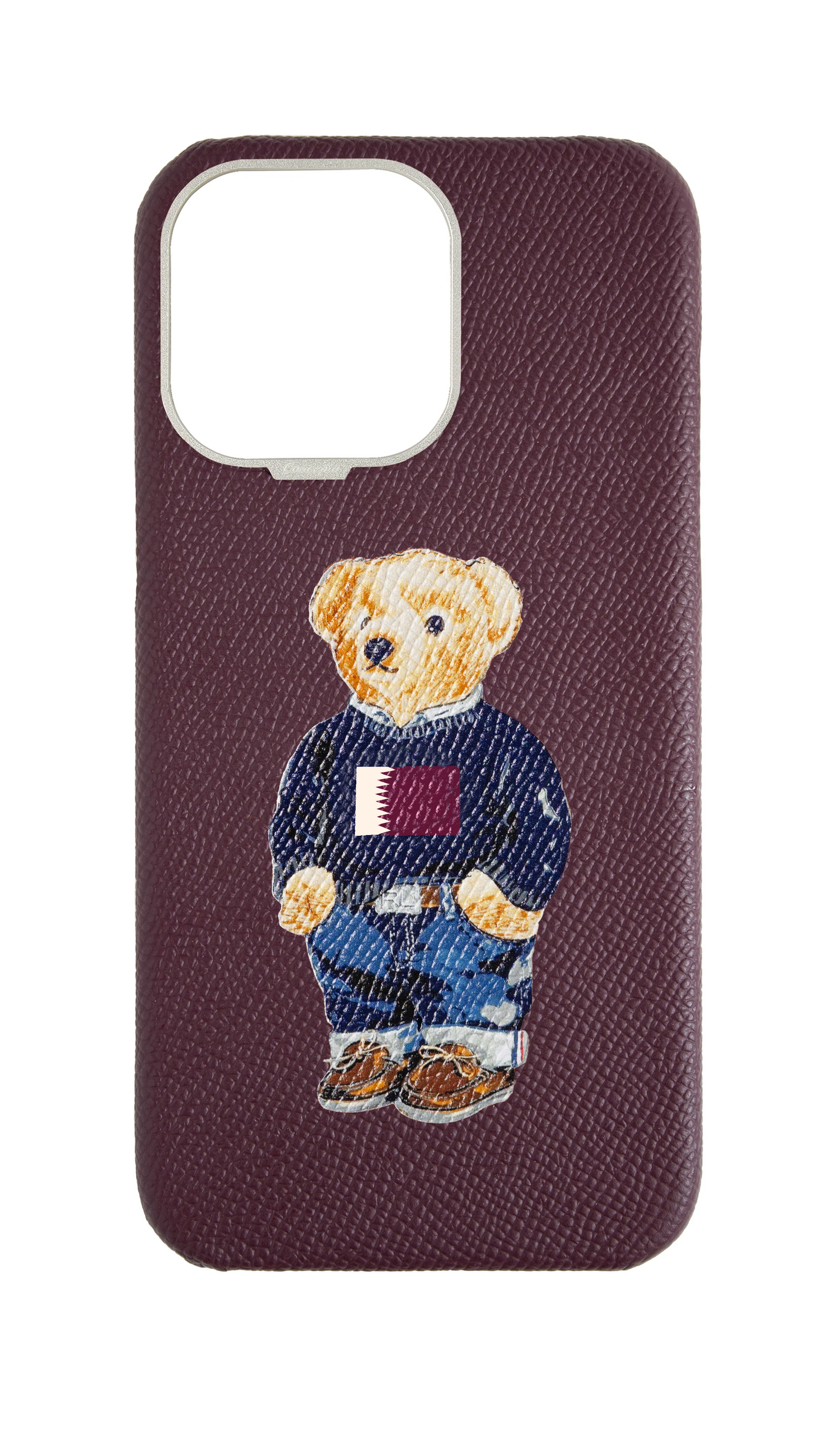 Teddy Maroon Strapless Case (Qatar)