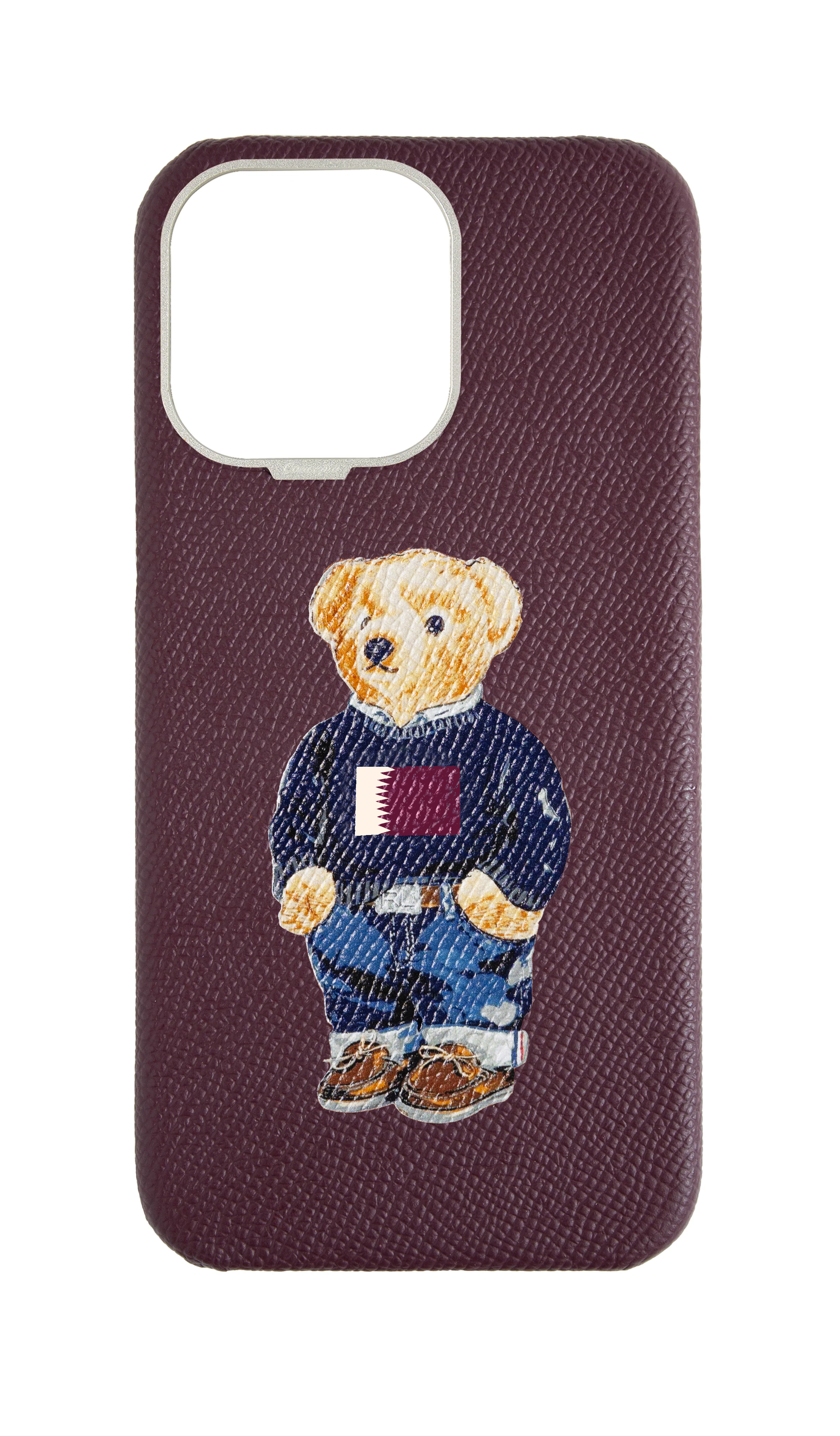 Teddy Maroon Strapless Case (Qatar)