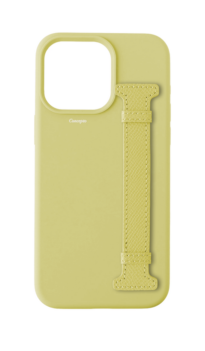 Butter Yellow Silicon Side Strap Case