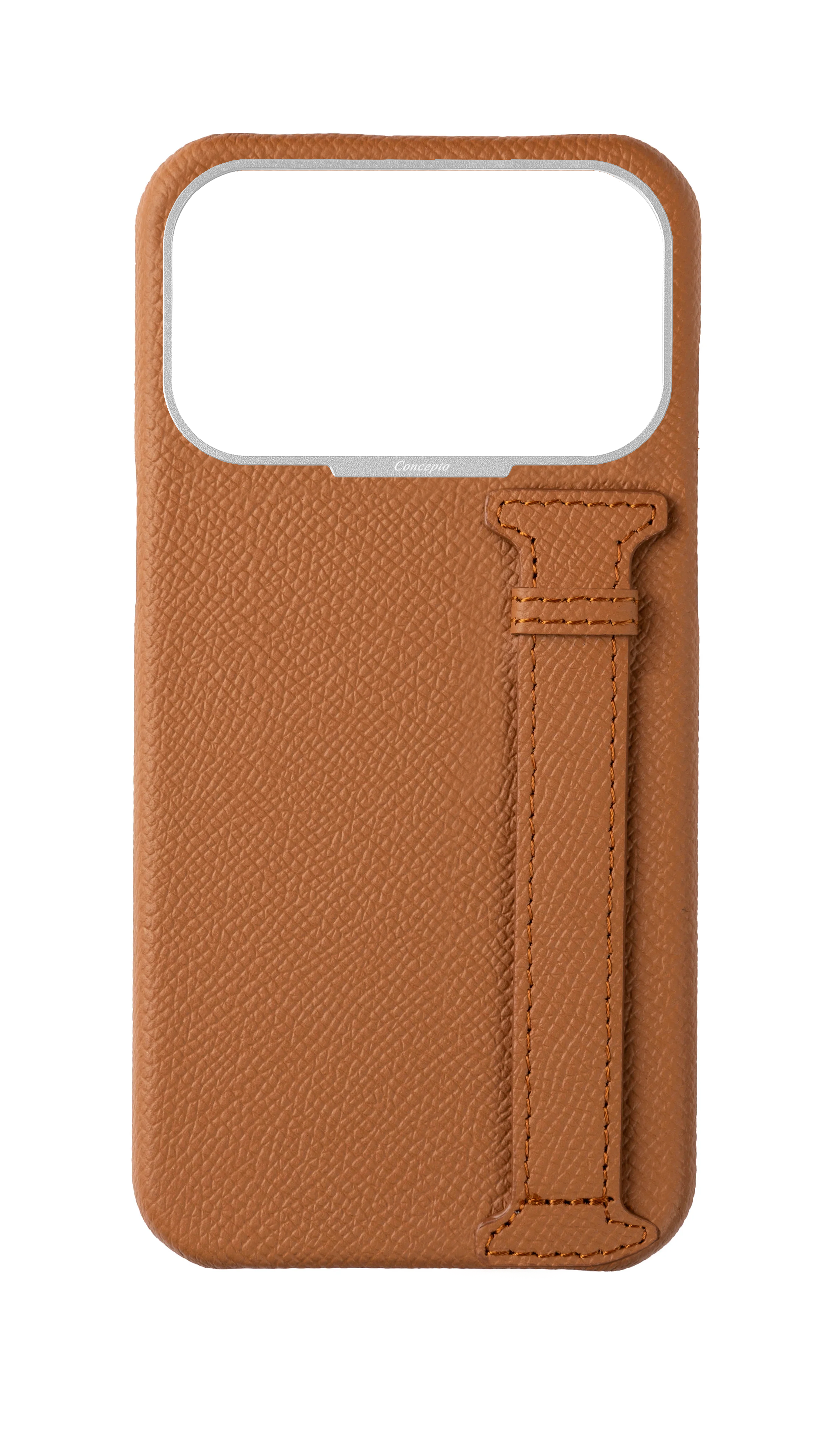 Tan Epsom Side Strap Case