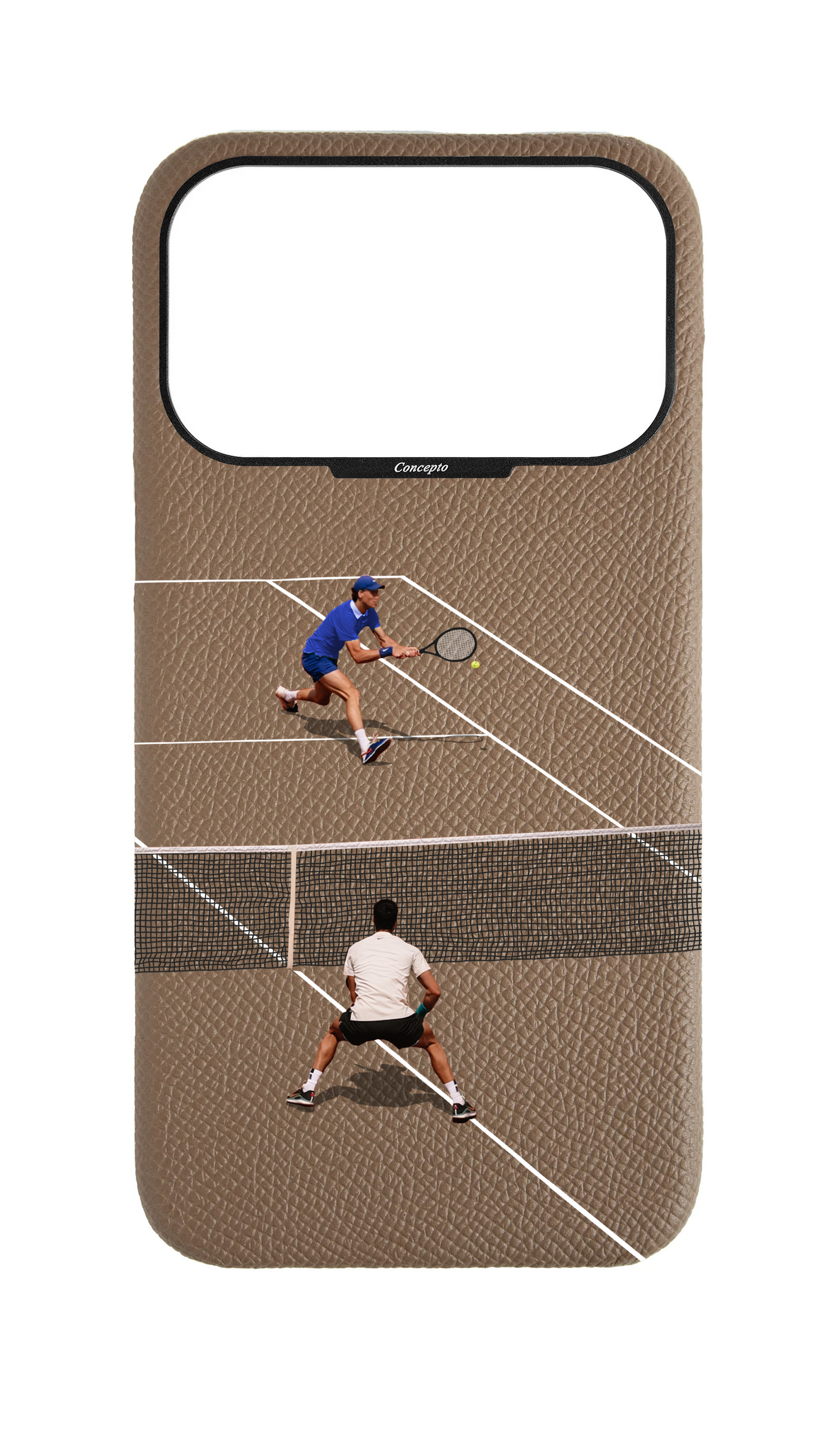 Taupe Strapless Case - Tennis