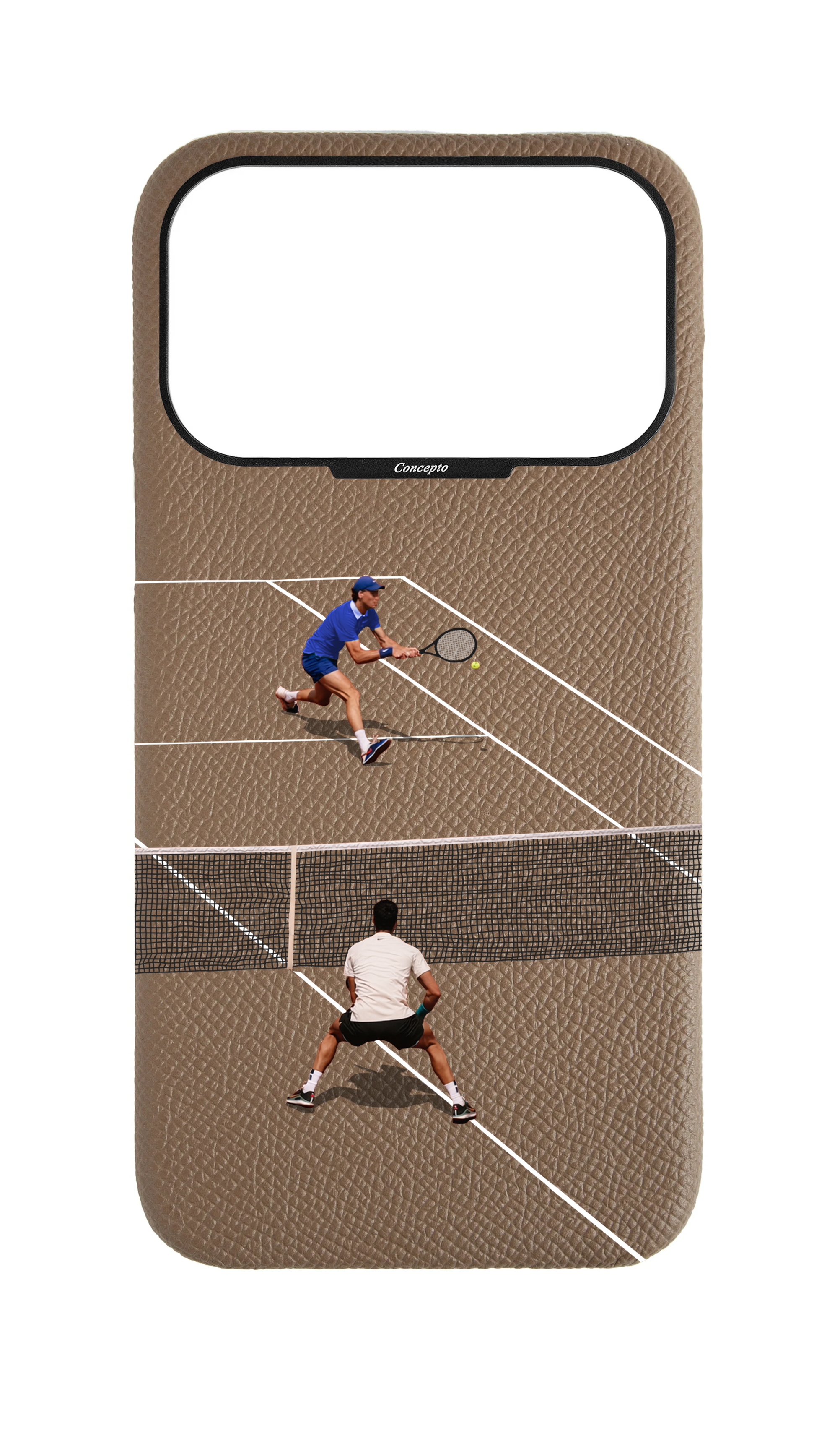 Taupe Strapless Case - Tennis
