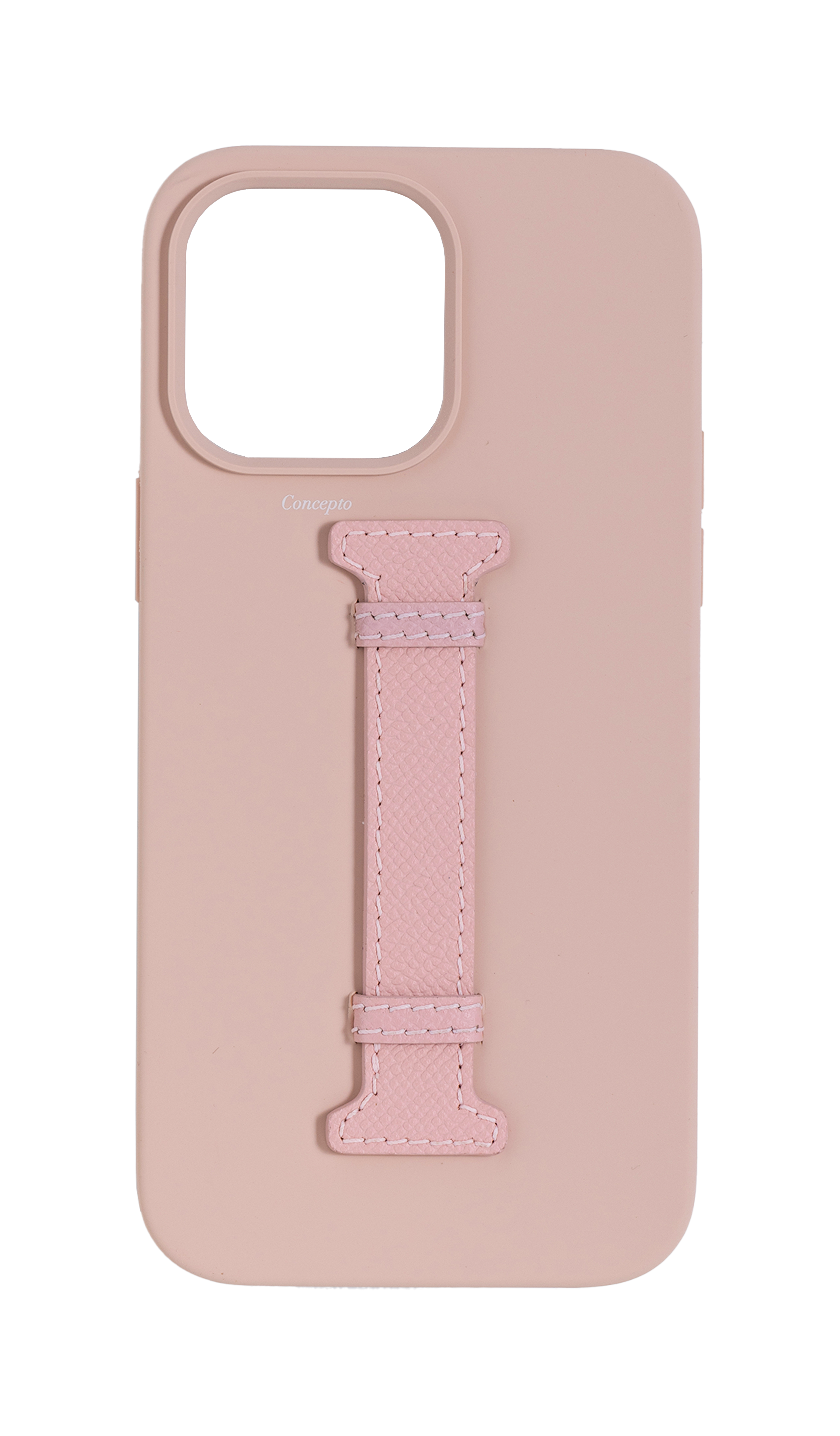 Soft Pink Silicon Middle Strap Case