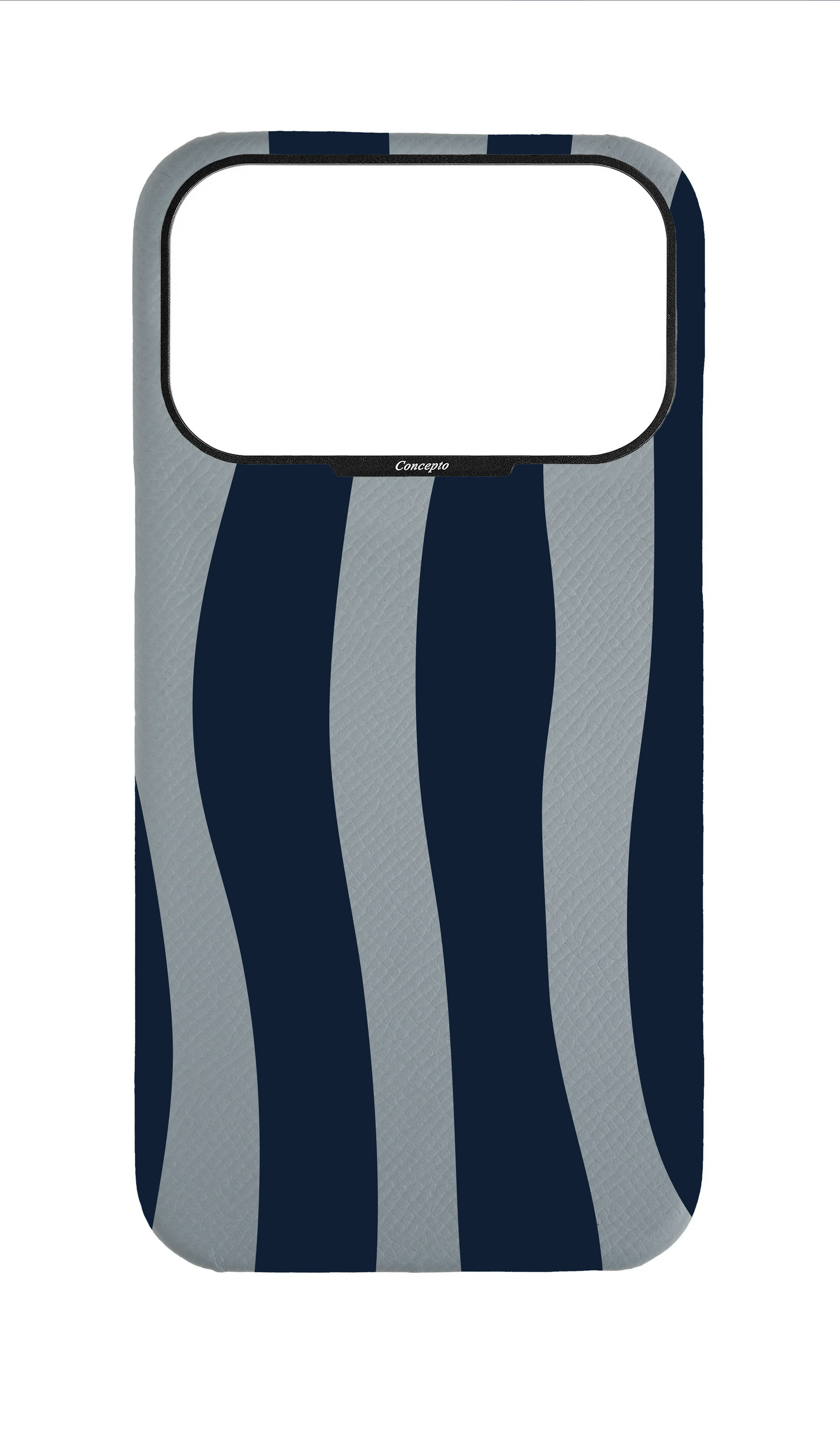 Light Blue Grey Strapless Case - Dancing Stripes