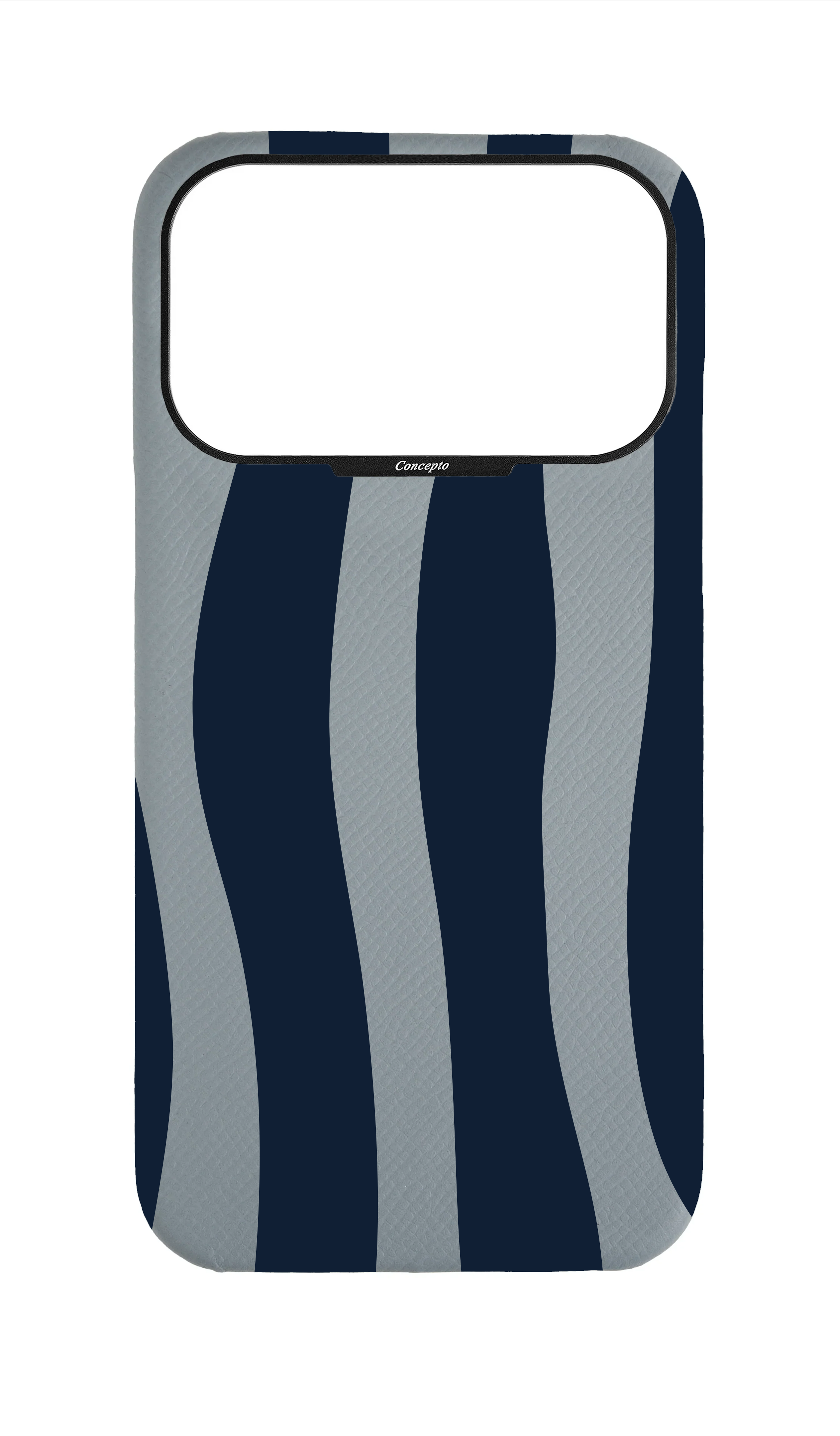 Light Blue Grey Strapless Case - Dancing Stripes