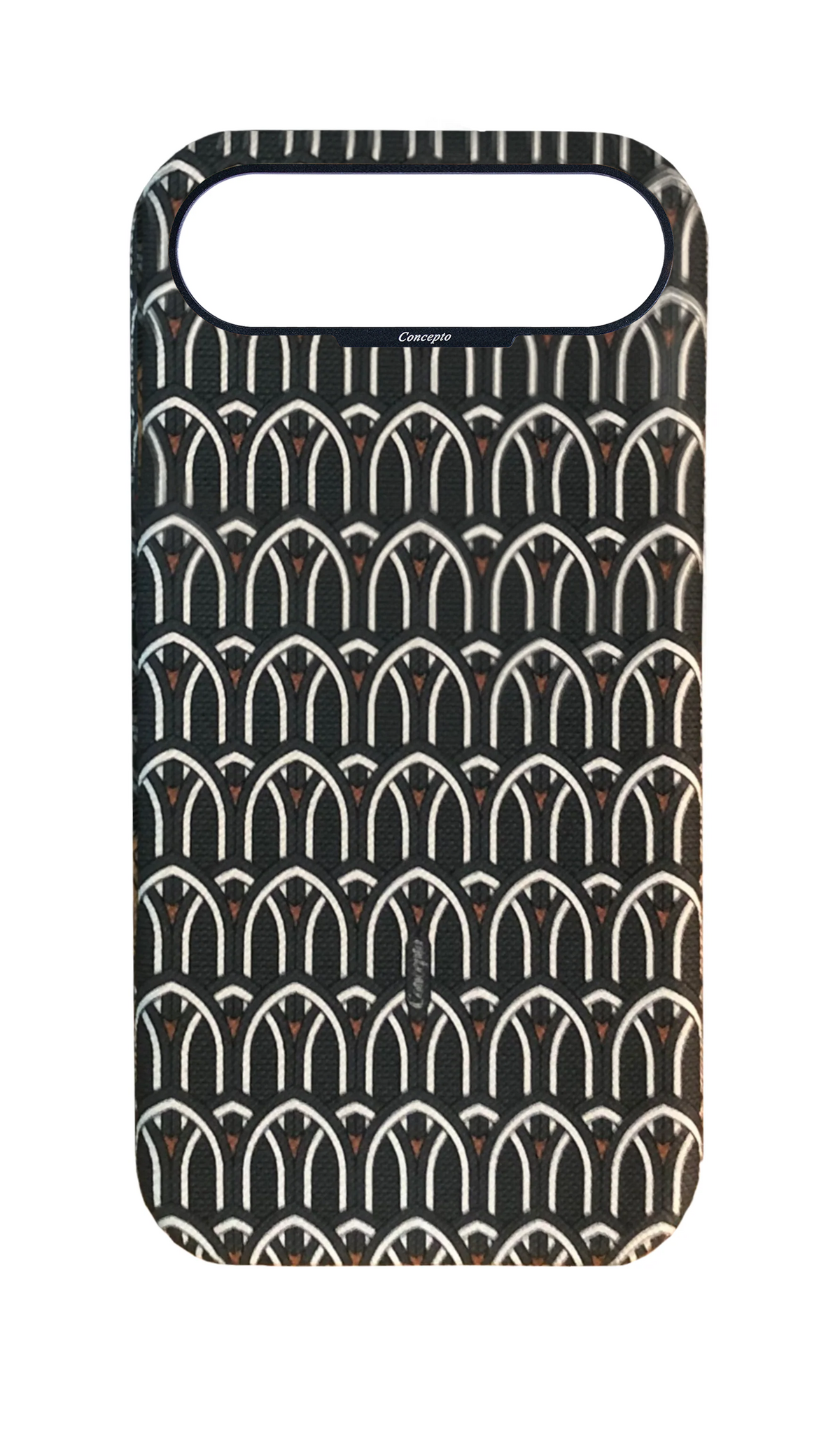 Grey Monogram Strapless Case