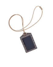 Cream Monogram ID Holder
