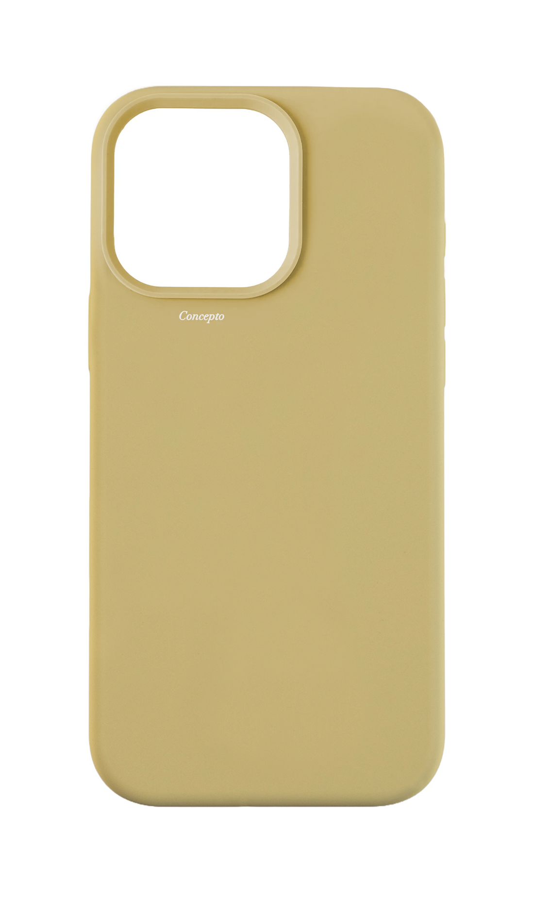 Butter Yellow Silicon Strapless Case