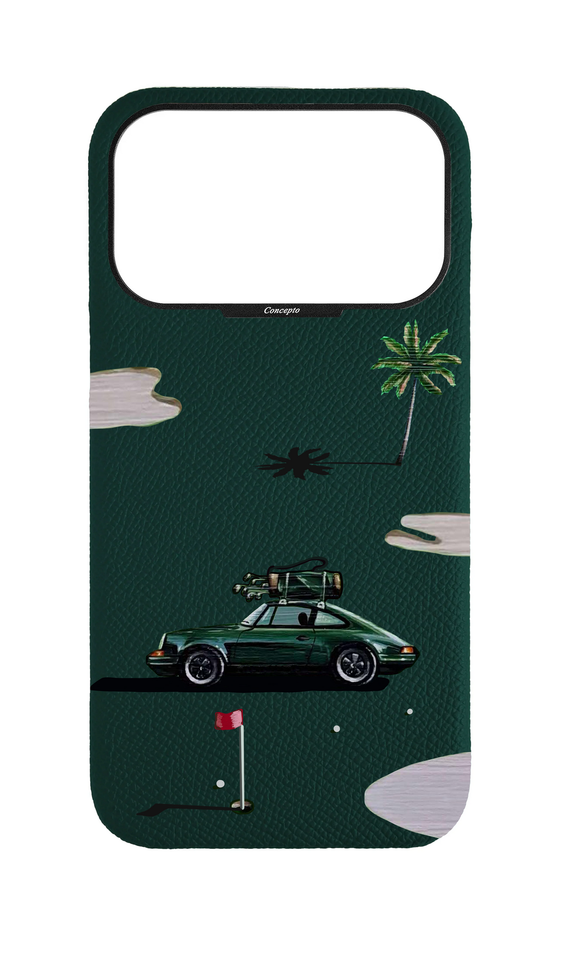 Green Strapless Case - Retro Golf