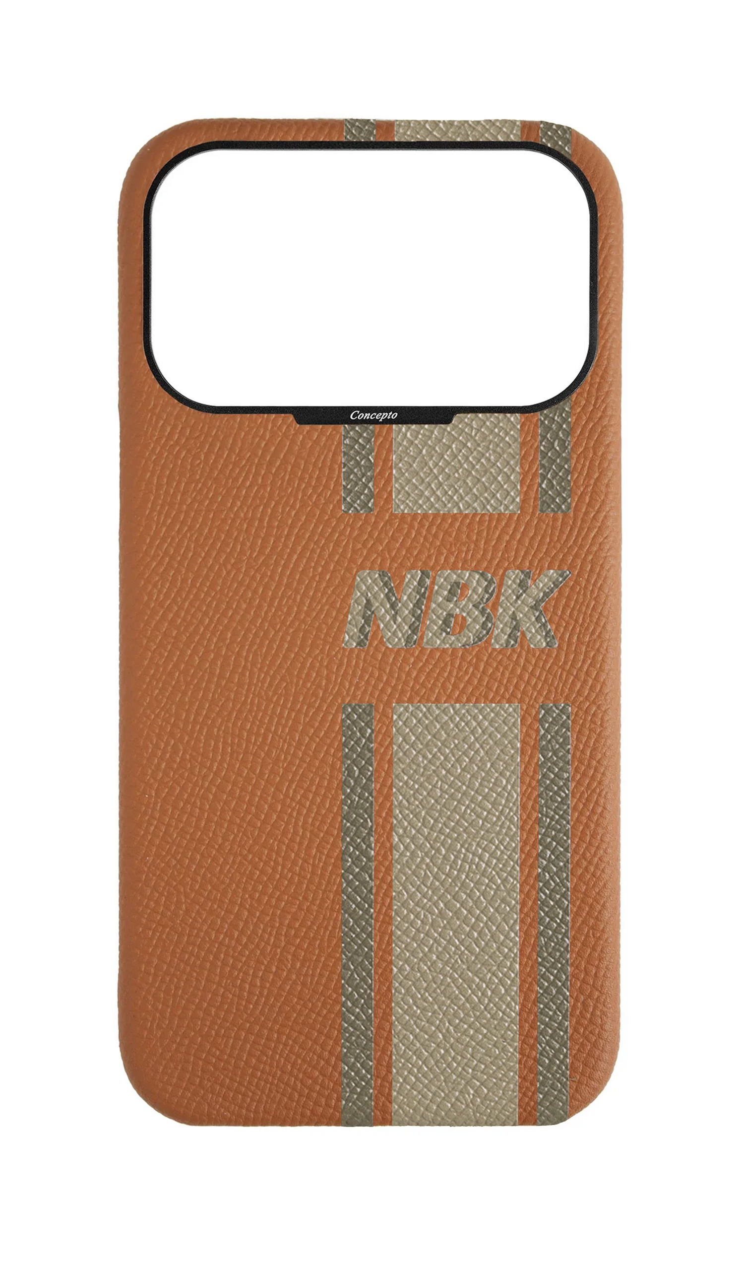 Striped Tan Strapless Case