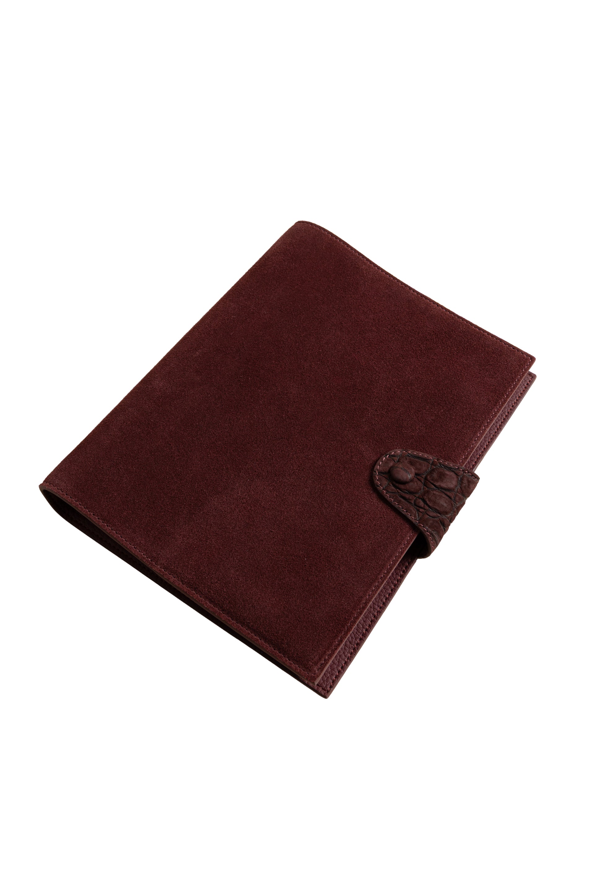 Burgundy Suede Notebook