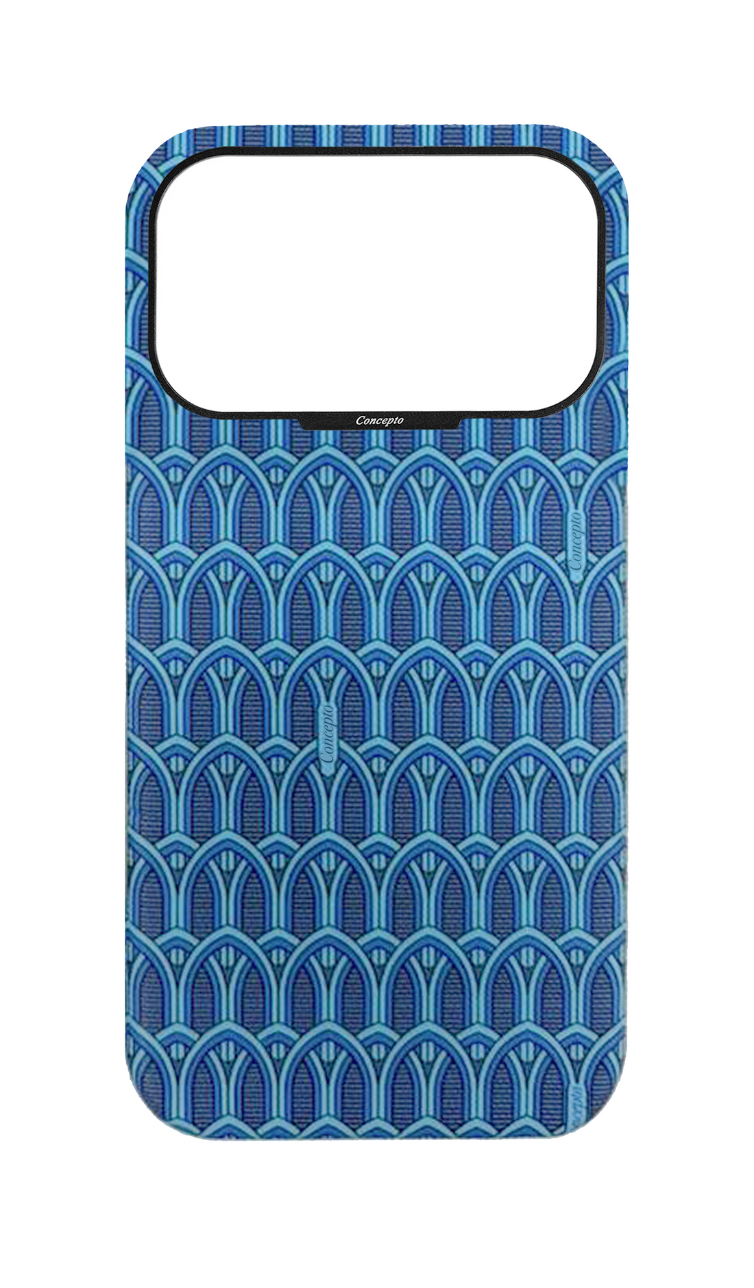 Blue Monogram Strapless Case