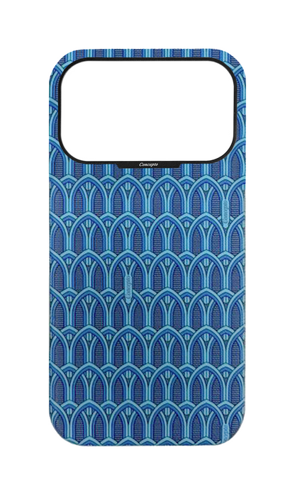 Blue Monogram Strapless Case