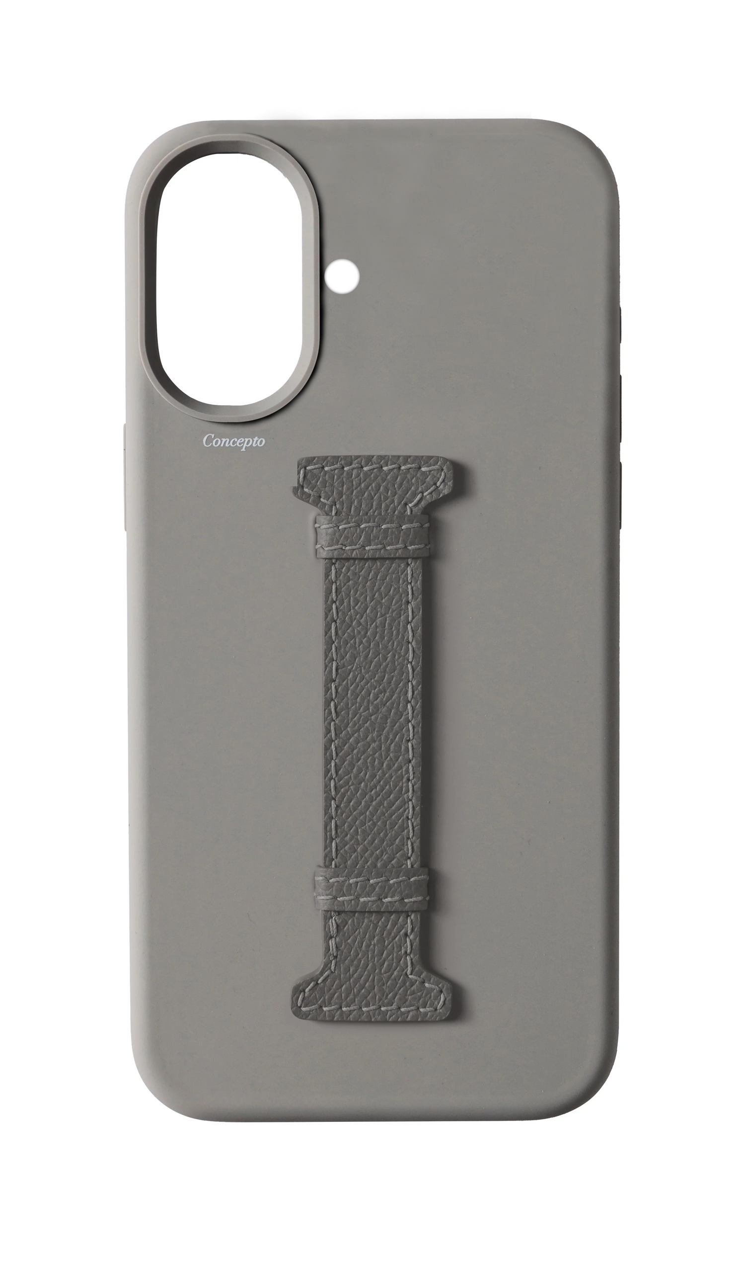 Grey Silicon Middle Strap Case