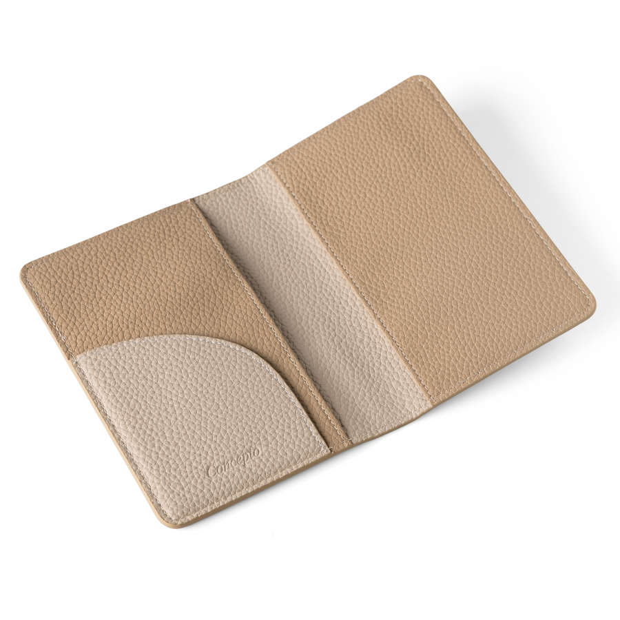 Cream Passport Holder