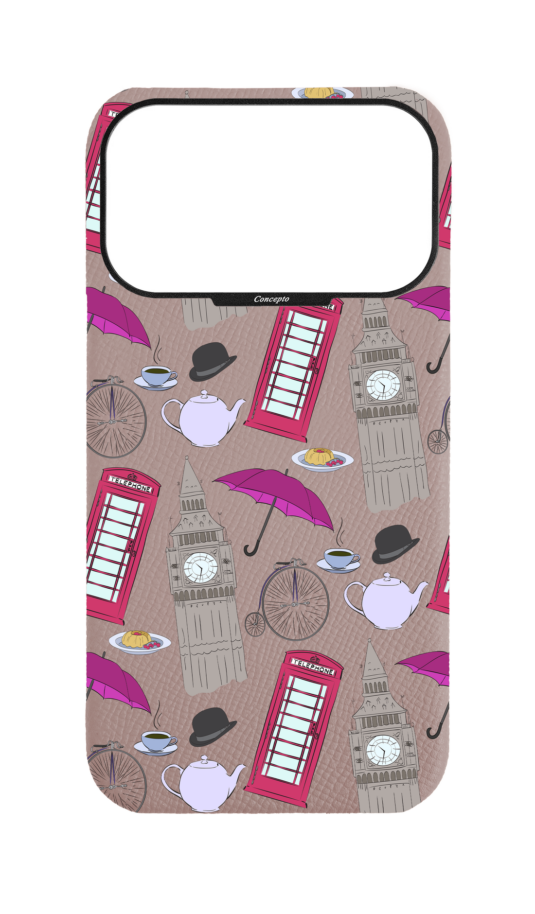 Blush Pink Strapless Case - London Icons