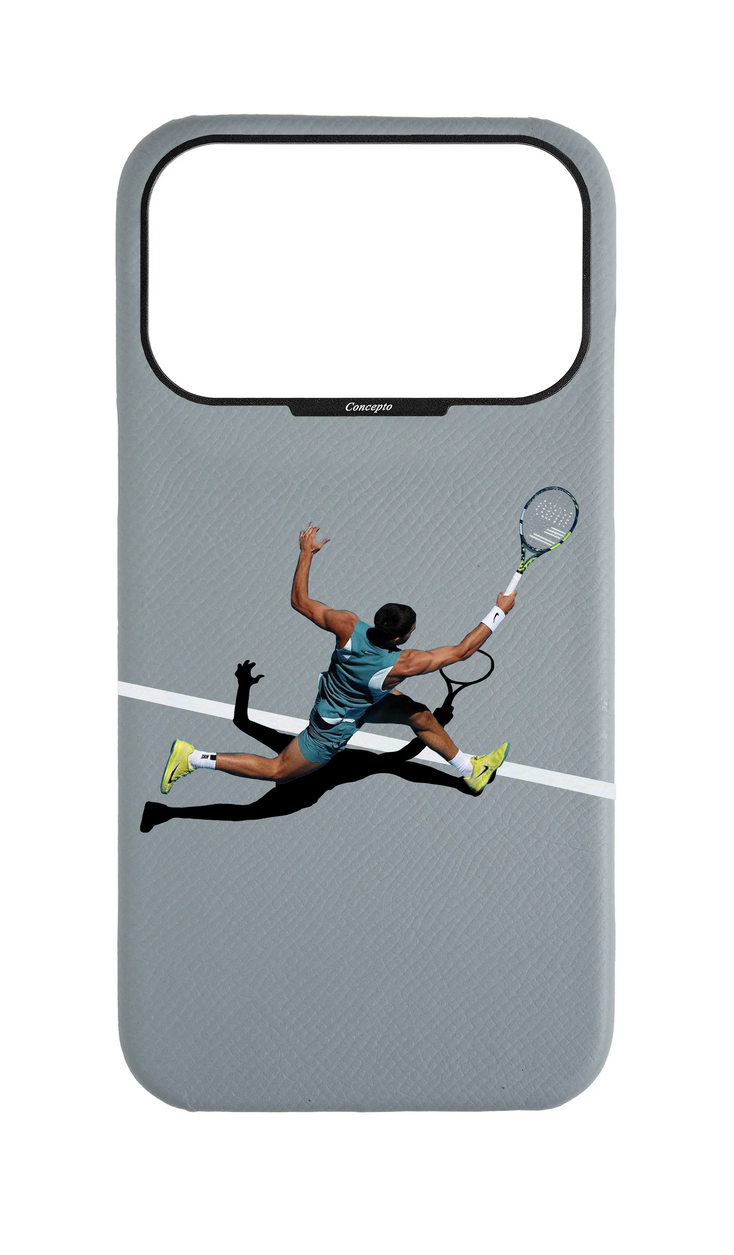 Light Blue Grey Strapless Case - Match Point