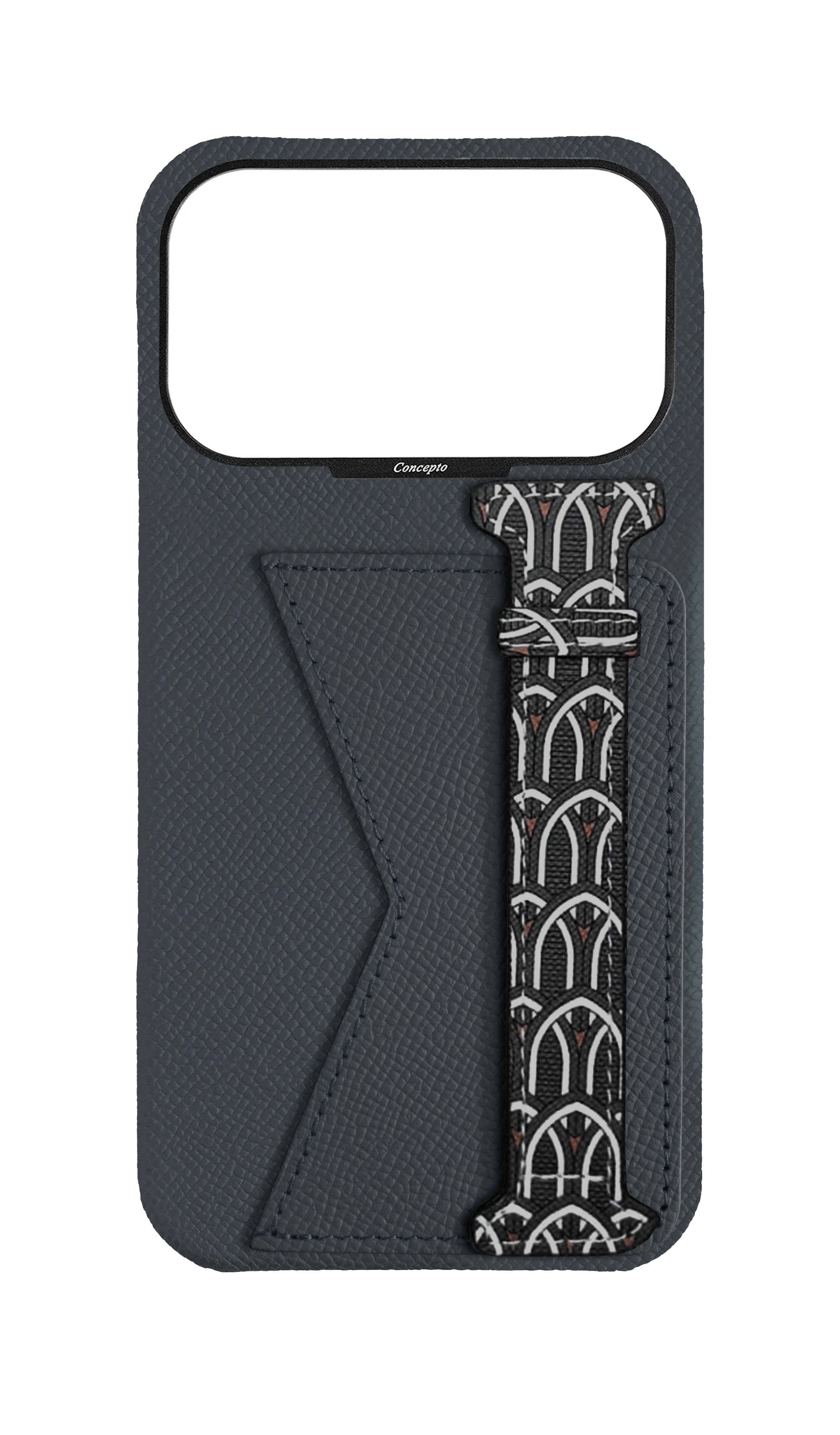 Grey Monogram Duo Case
