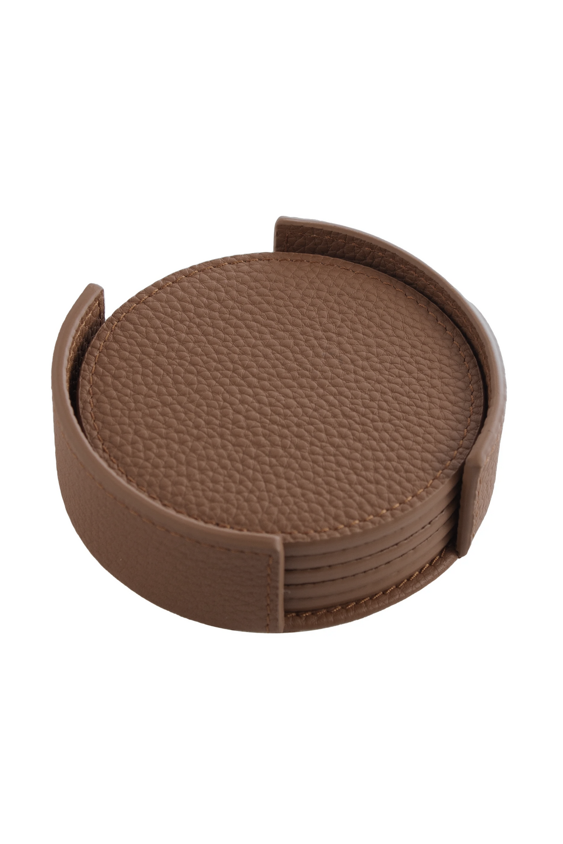 Brown Leather Coaster