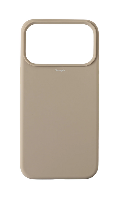 Cream Silicon Strapless Case