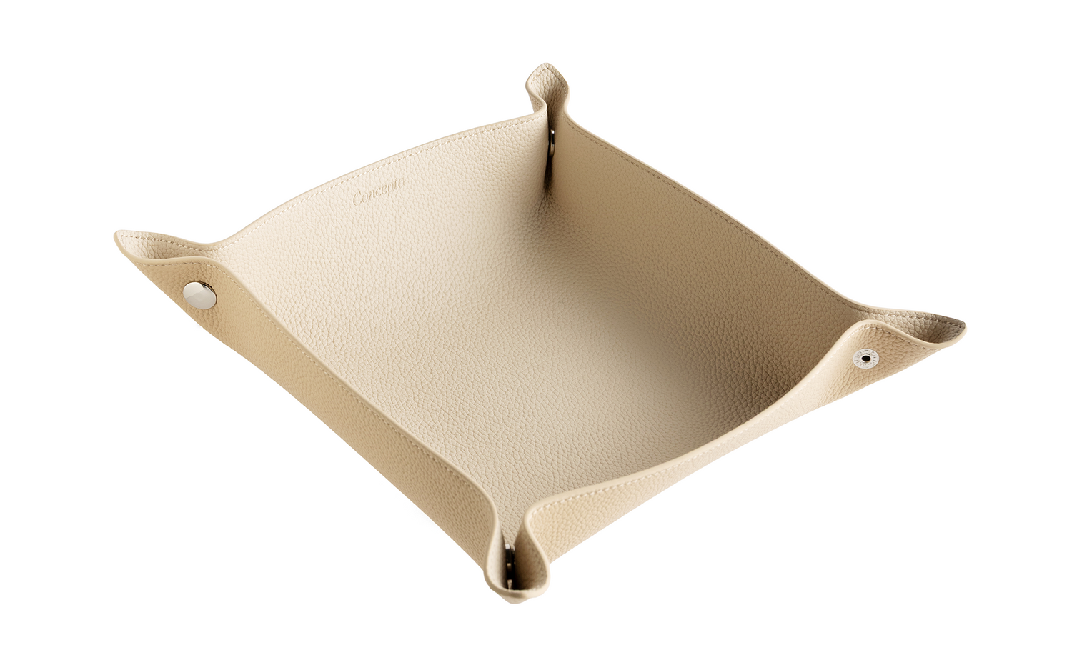 Classic Beige Leather Tray