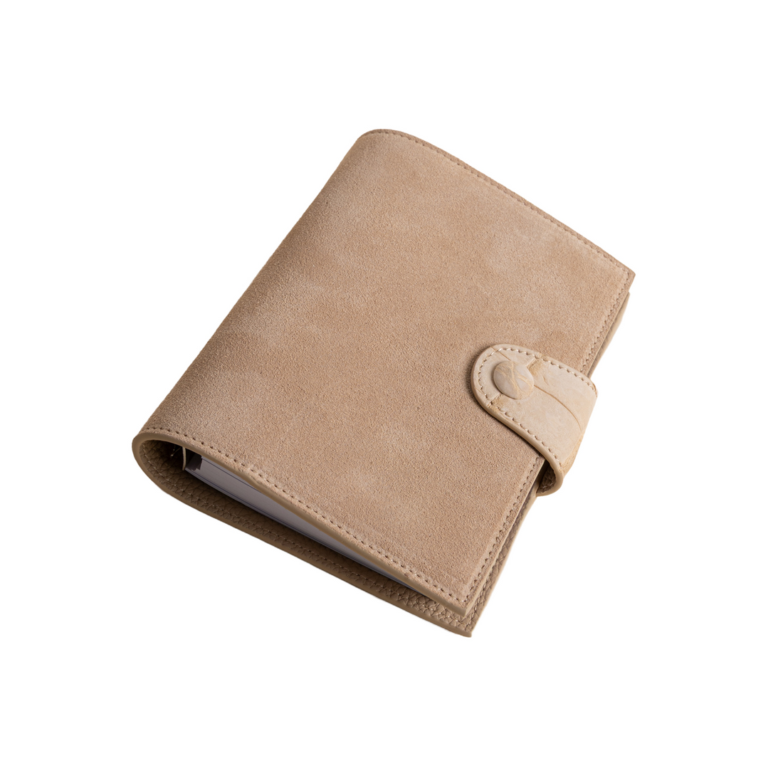 Small Sandstone Suede Notebook