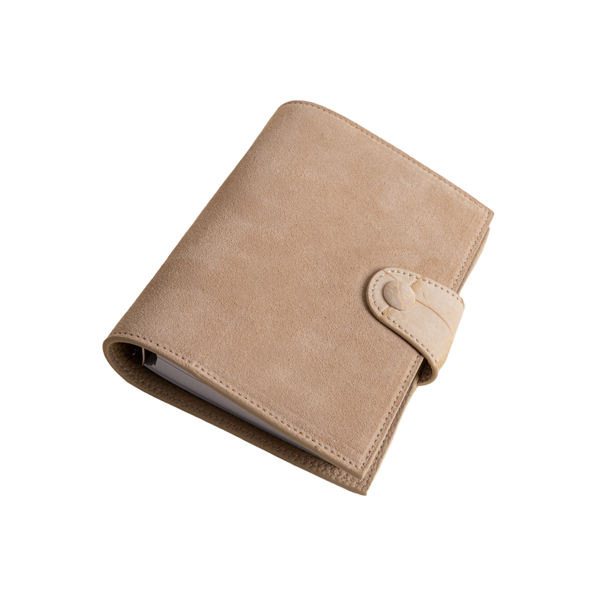 Small Sandstone Suede Notebook